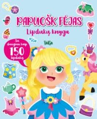 Papuošk fėjas. Lipdukų knyga
