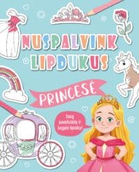 Nuspalvink lipdukus. Princesė