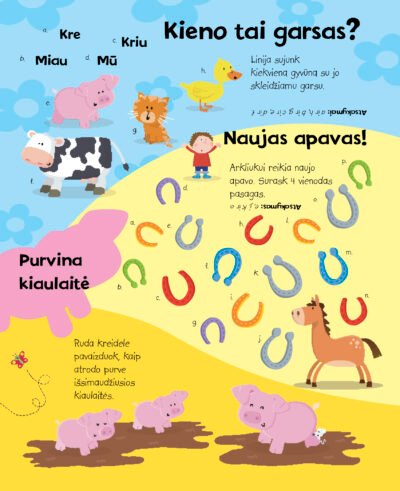 Mano pirmasis ūkis. Lipdukų ir veiklos knyga - Image 4